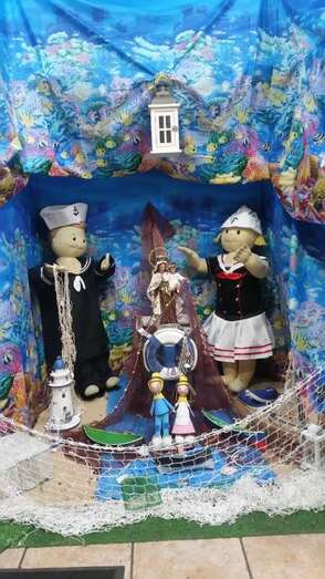 Rincón de la Churrería Melián dedicado a la Virgen del Carmen (Foto TA)